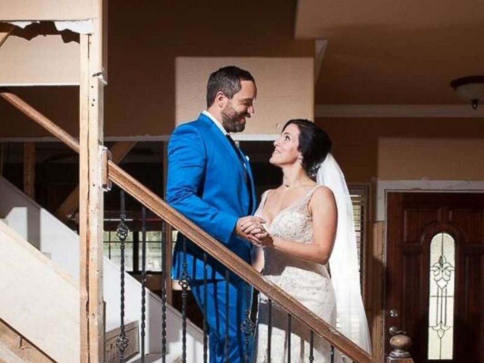 PHOTO: Shellie Schoellkopf and Robert Callaway, both 33, decided to donate the money they were going to use for their wedding reception to people affected by Hurricane Harvey.