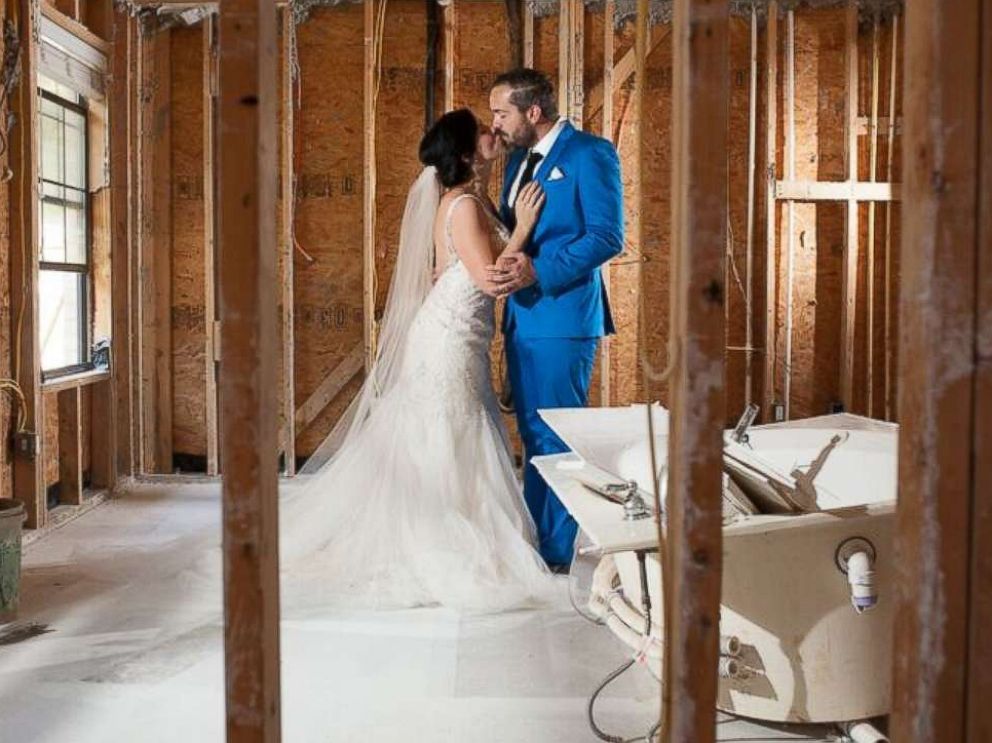 PHOTO: Shellie Schoellkopf and Robert Callaway, both 33, decided to donate the money they were going to use for their wedding reception to people affected by Hurricane Harvey.