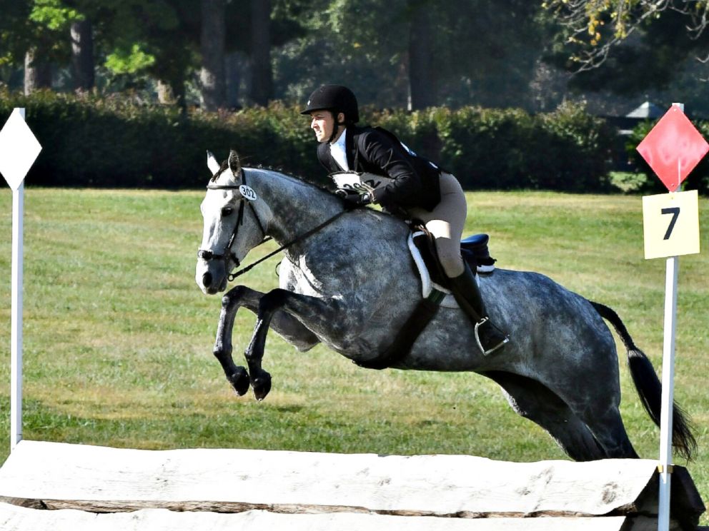 PHOTO: Blizz, a 5-year-old thoroughbred, competing in the Retired Racehorse Project’s Thoroughbred Makeover, held in Lexington, Ky. last week.