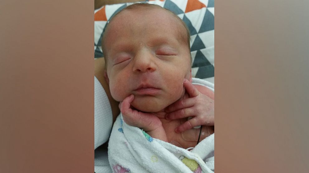 PHOTO: Briar Dorothy Pulcipher was born on July 29 weighing 4 pounds, 5 ounces, on the day her parents were scheduled to marry in a lakeside ceremony. 