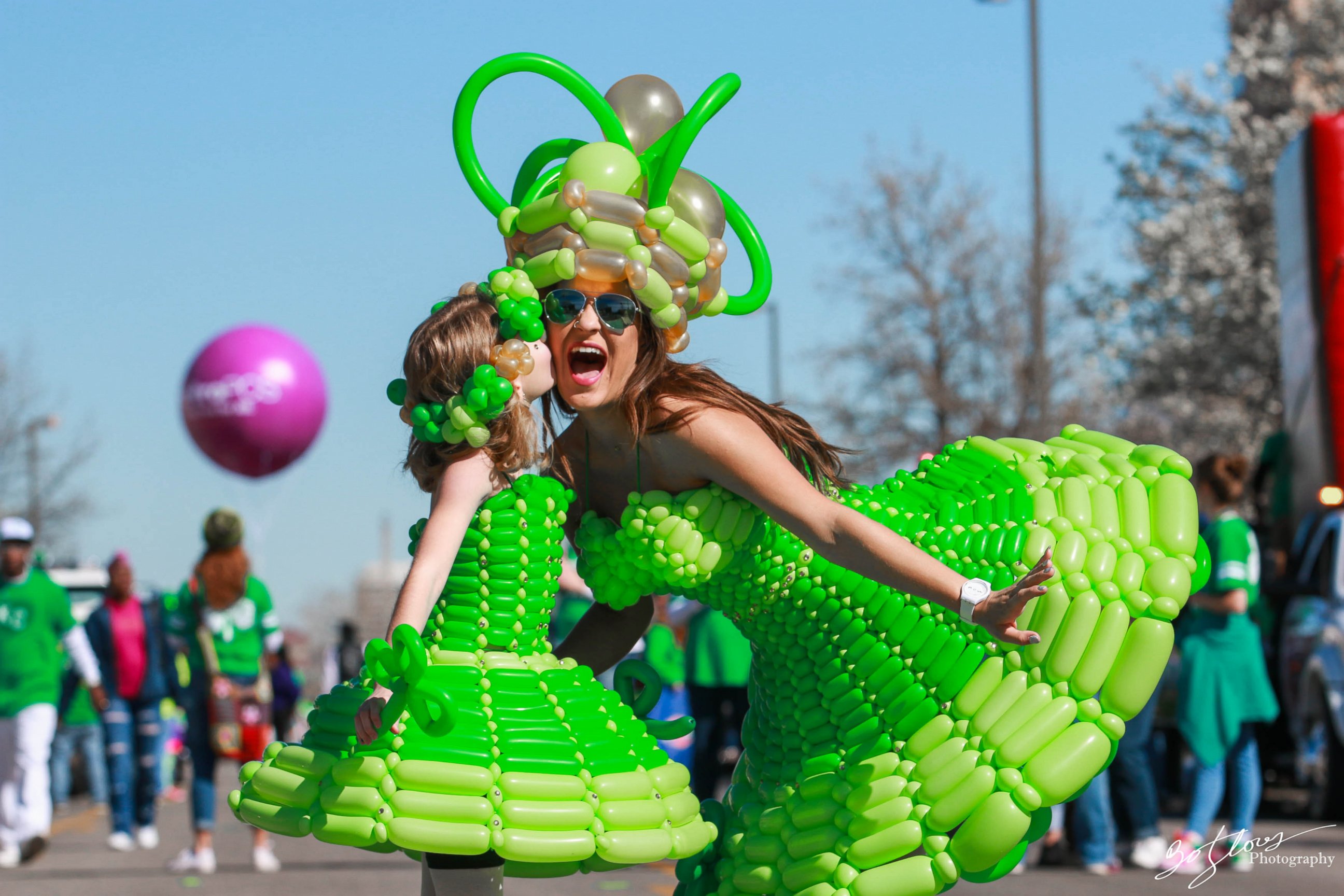PHOTO: "Molly Balloons," of Kansas City, makes a elaborate dresses out of balloons.