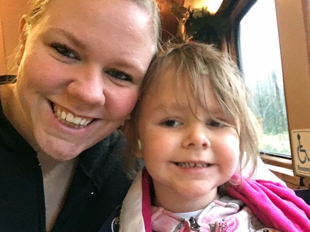 PHOTO: Sarah Walton is pictured with her daughter, Ellie, 4, before her passing in January 2017.