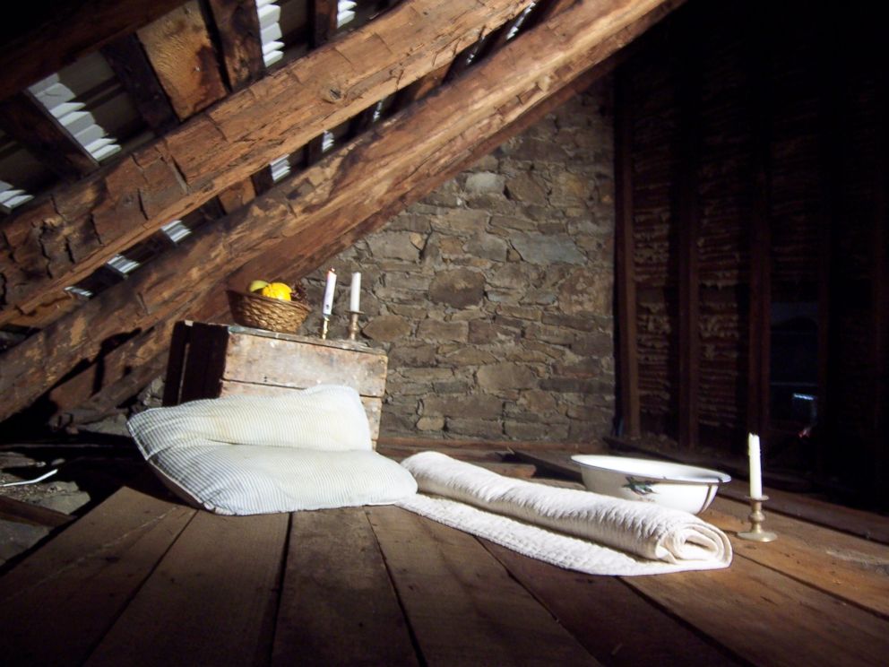 PHOTO: Slaves would hide on the third floor of the Fairfield Inn after crawling through openings and trap doors.