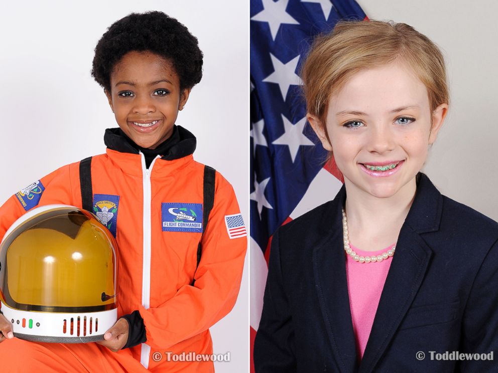 PHOTO: 11 young Girl Scouts were styled as iconic women leaders, including Whoopi Goldberg and Hillary Clinton, in honor of Women's History Month.