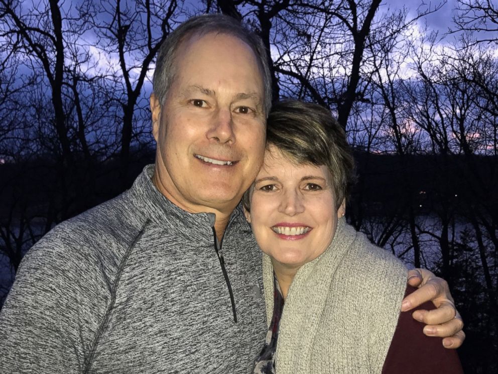 PHOTO: Jim Koch, 60, of Panora, Iowa, proposed to wife Lora Koch again on Feb. 28, 2017, just one week after her mastectomy surgery.