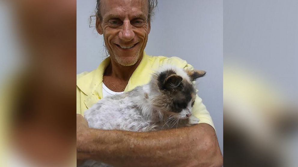 PHOTO: Raymond McNamara shared an emotional reunion with his 20-year-old cat, Lily. 