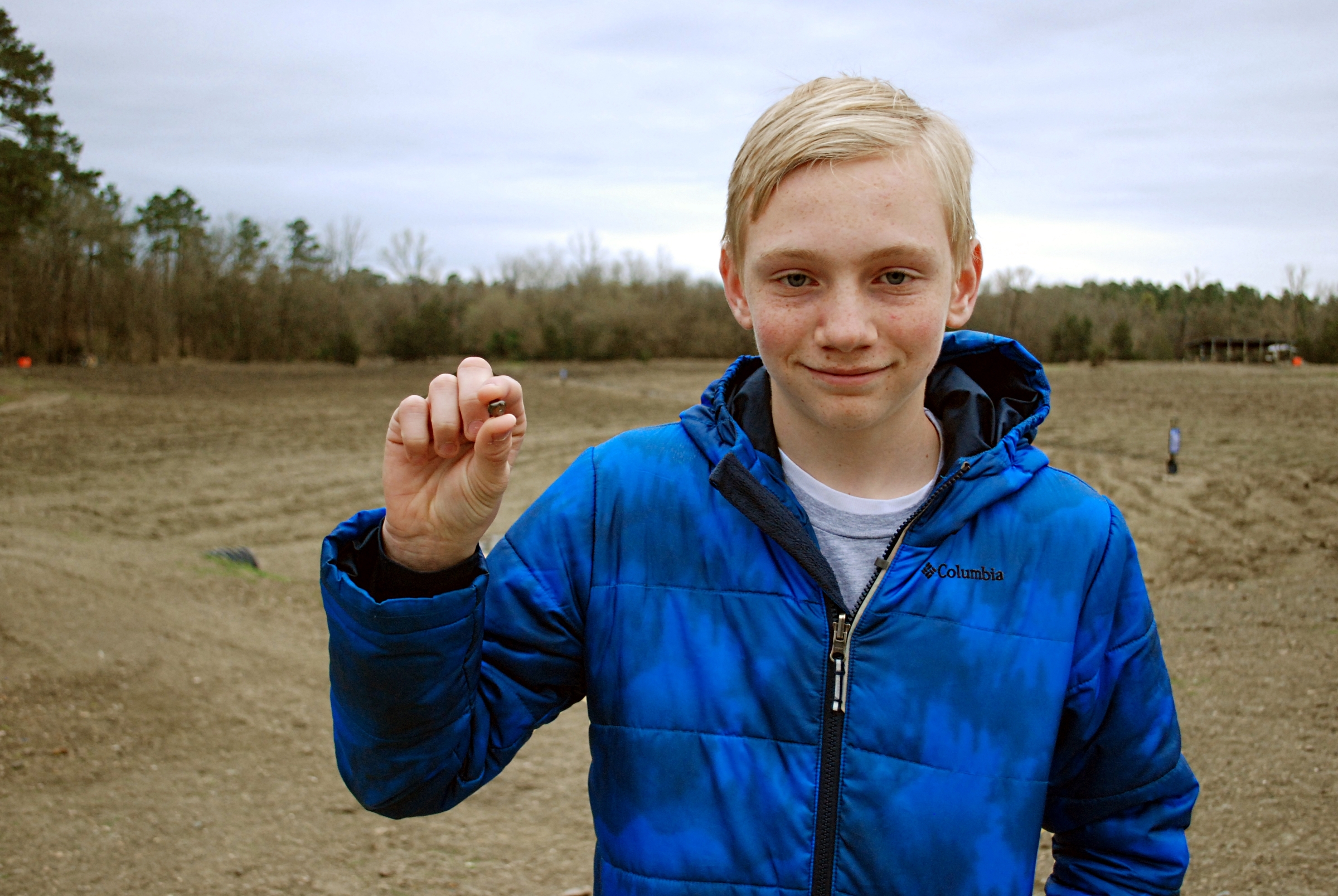 PHOTO: Kalel Langford, 14, of Centerton, Arkansas, found the 7th-largest diamond ever discovered in Crater of Diamonds State Park.