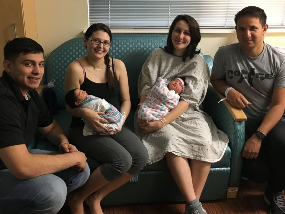 PHOTO: Baby Romeo and baby Juliet were delivered by the same doctor, 18 hours apart, at Coastal Carolina Hospital in Hardeeville, S.C.