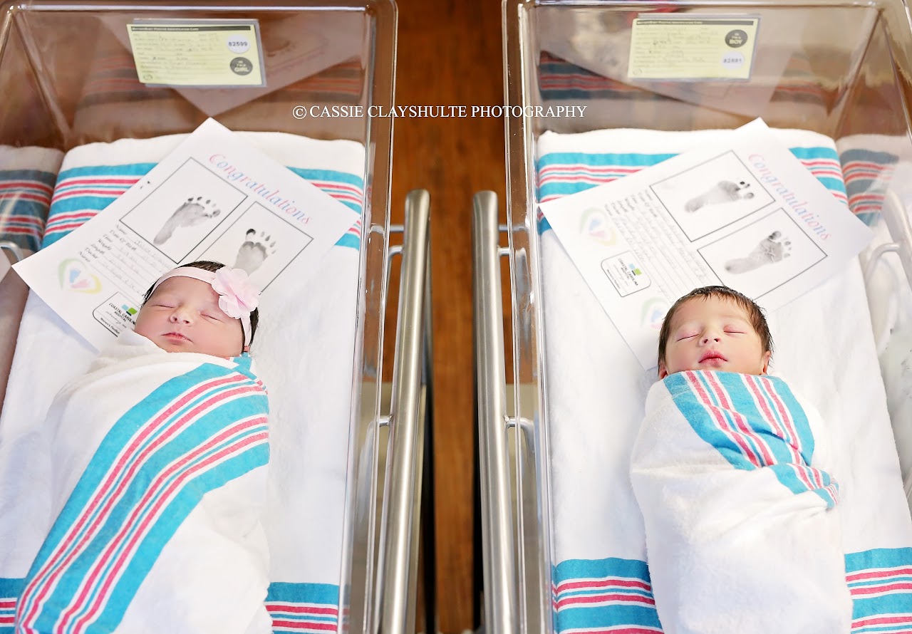 PHOTO: Baby Romeo and baby Juliet were delivered by the same doctor, 18 hours apart, at Coastal Carolina Hospital in Hardeeville, S.C. 