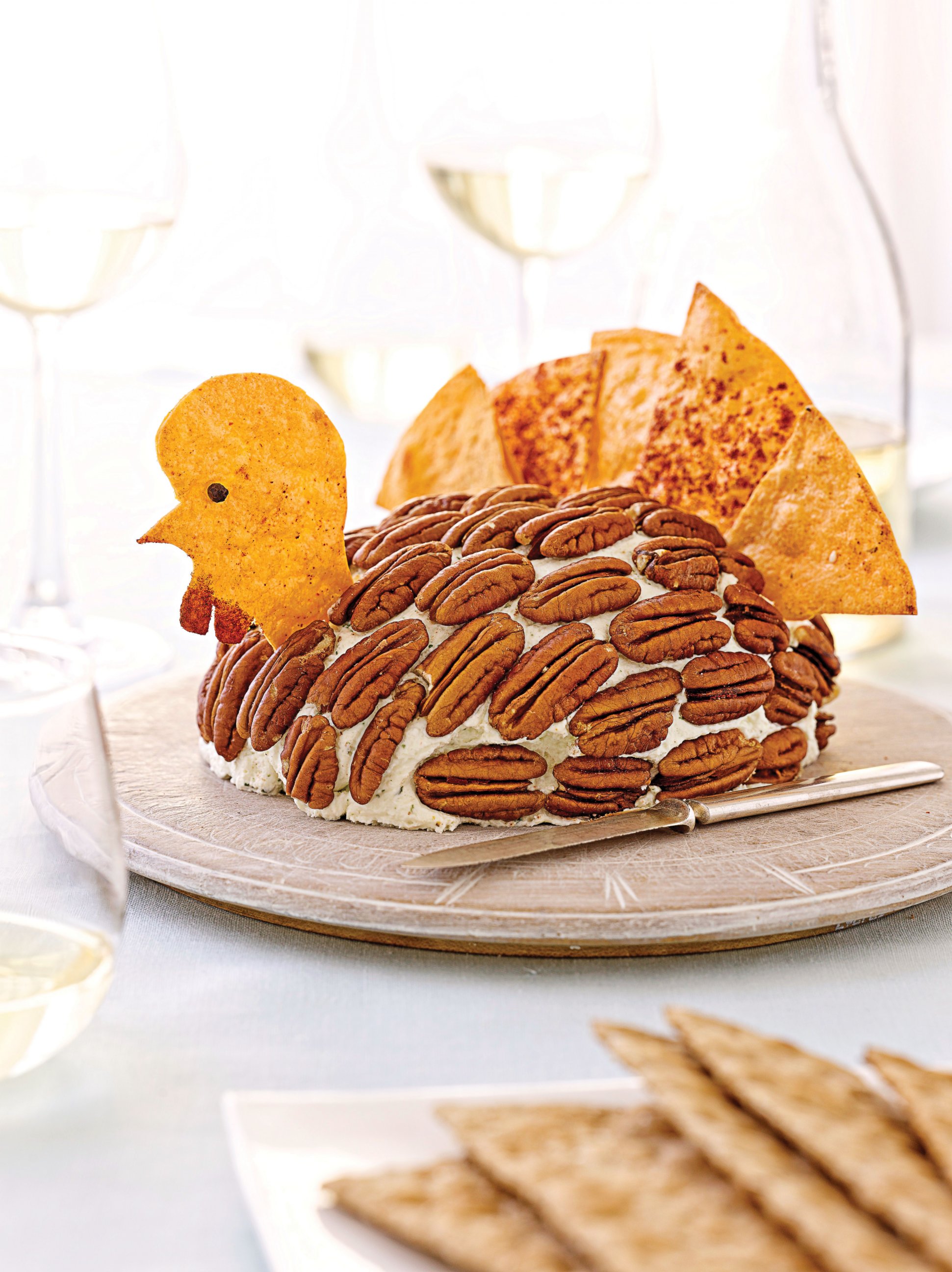 PHOTO: A photo of Sandra Lee's Recipe for a Pecan Cheese Turkey.