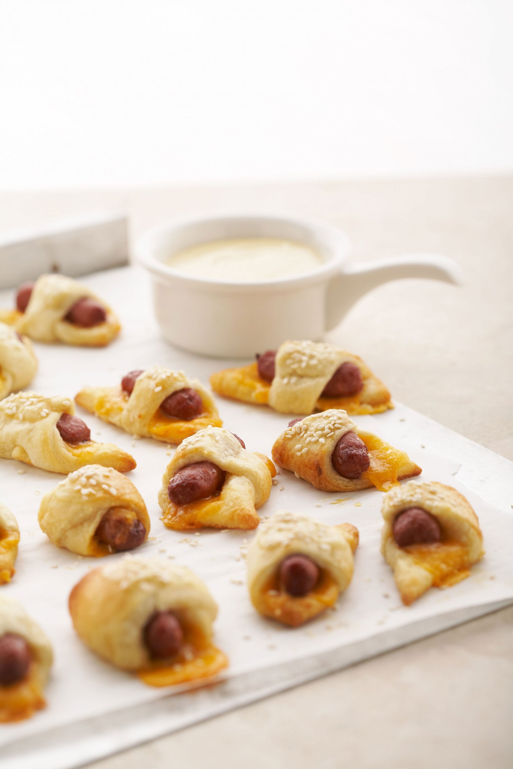 PHOTO: A photo of Sandra Lee's Recipe for Pigs in a Blanket.