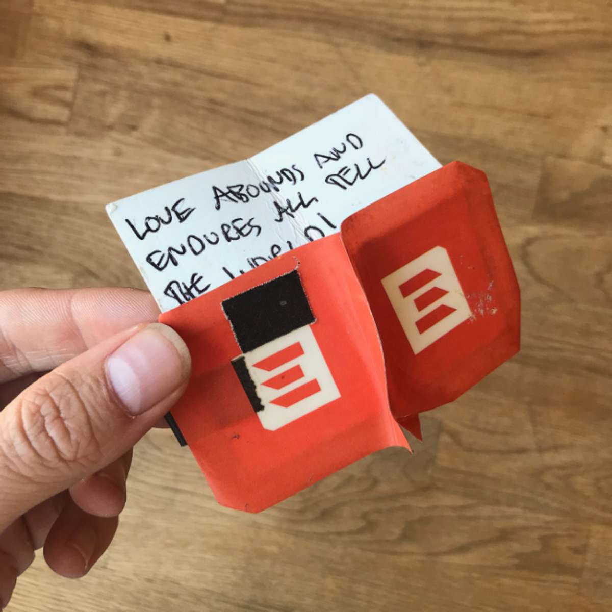 PHOTO: Esther Havens and Austin Mann, world-traveling photographers, were engaged in a Starbucks at the Amsterdam Airport Schiphol years after Mann left her a note hidden in the store. 
