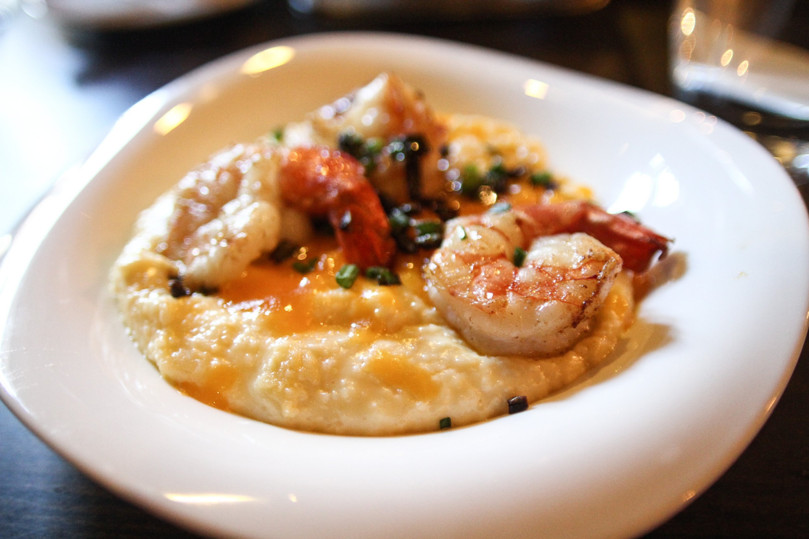 BLVD Bistro's Jumbo Shrimp and Grits