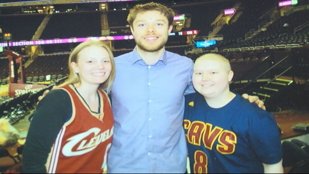 PHOTO: Cleveland Cavaliers point guard Matthew Delladova and Jackie Custer, 17, are pictured together here.