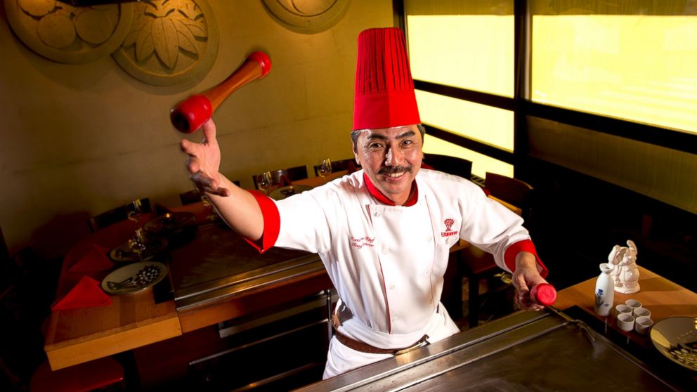 PHOTO: Chef Tony, Benihana's head chef, created many of the meals Jack King enjoyed.