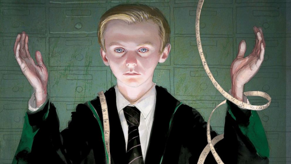 An illustration of character Draco Malfoy from the Harry Potter series. 