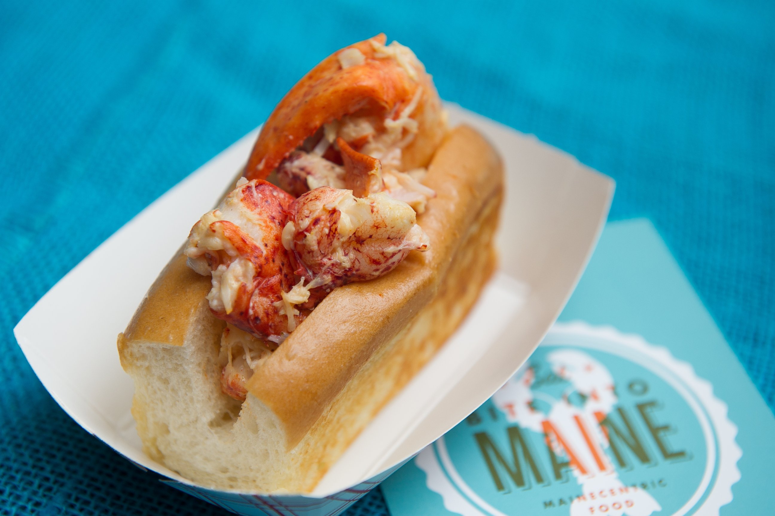 PHOTO: Bite into Maine from Cape Elizabeth, Maine uses curry mayonnaise in their lobster roll.