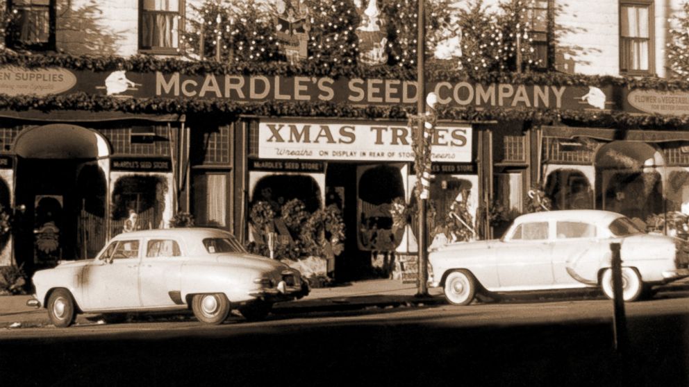 McArdle's Florist and Garden Center in Greenwich, Ct., pictured here in 1957, have been in business for more than 100 years.