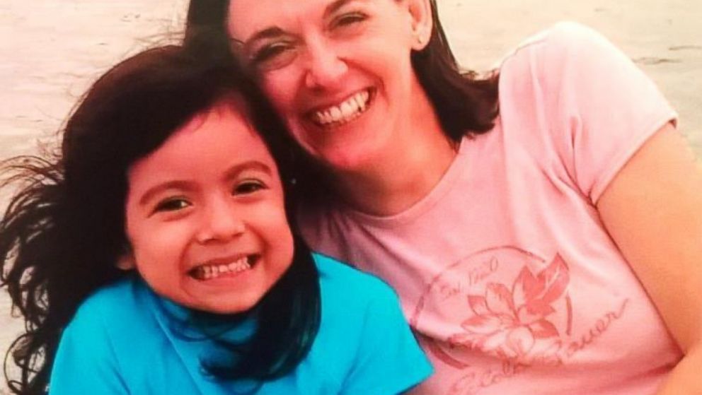  8-year-old Marie Suprenant, seen here with her adopted mother Michele, wrote an open letter to the social workers who helped her after she was abused as an infant.