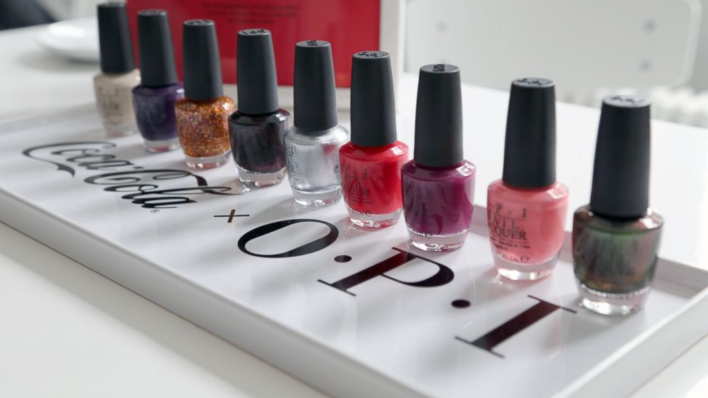 The Coca-Cola by OPI nail polish line.