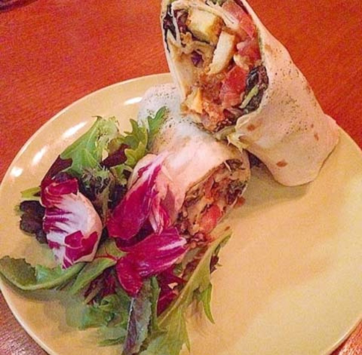 PHOTO: Seasoned Vegan's "Crawfish" Po'Boy Wraps