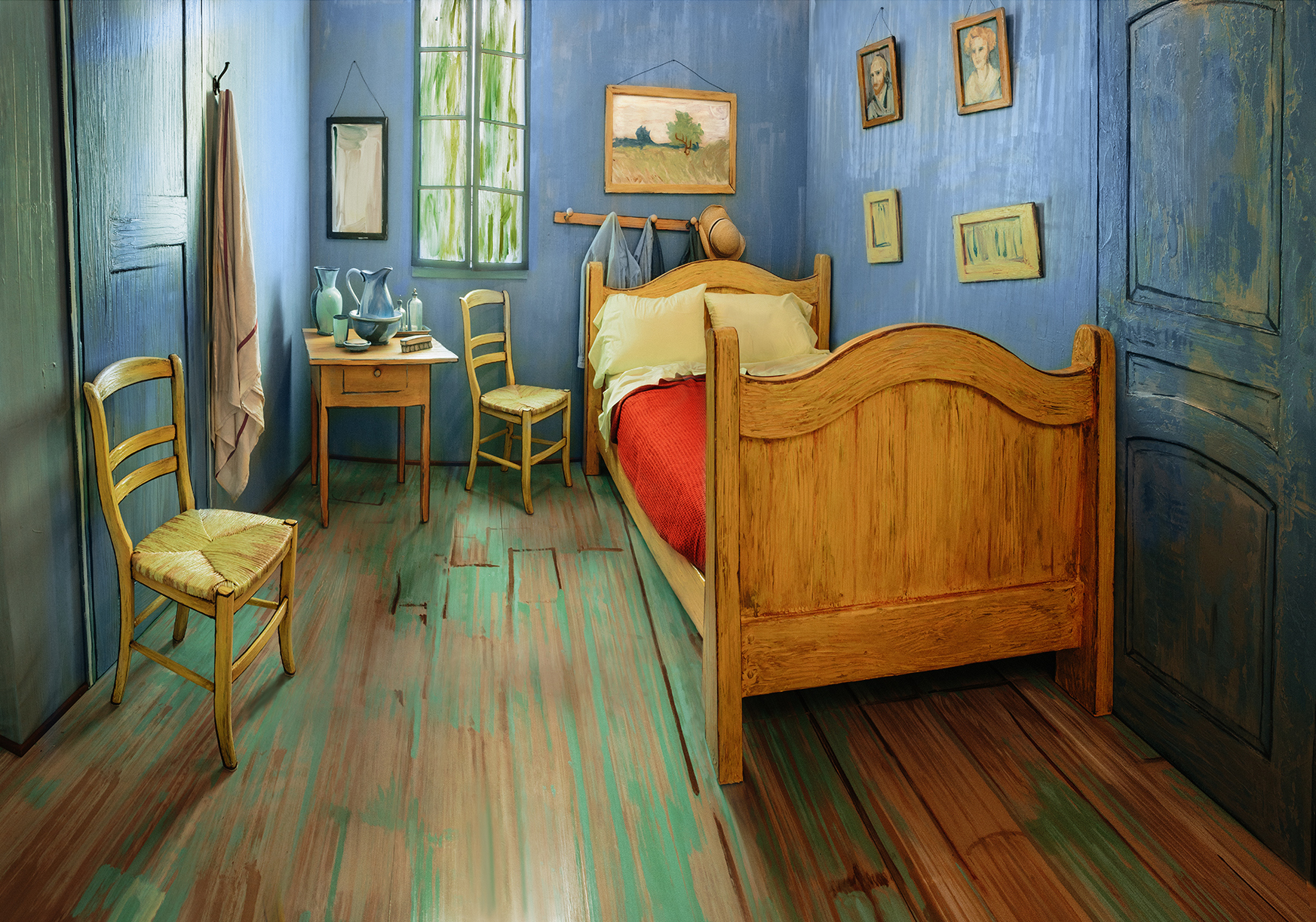 PHOTO: Van Gogh’s Yellow House Bedroom Recreated, Available to Rent for $10