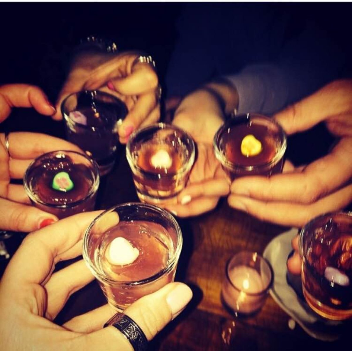 PHOTO: Restaurants offer drink specials for singles parties, such as these jello shots with candy hearts from The Meatball Shop in New York City.