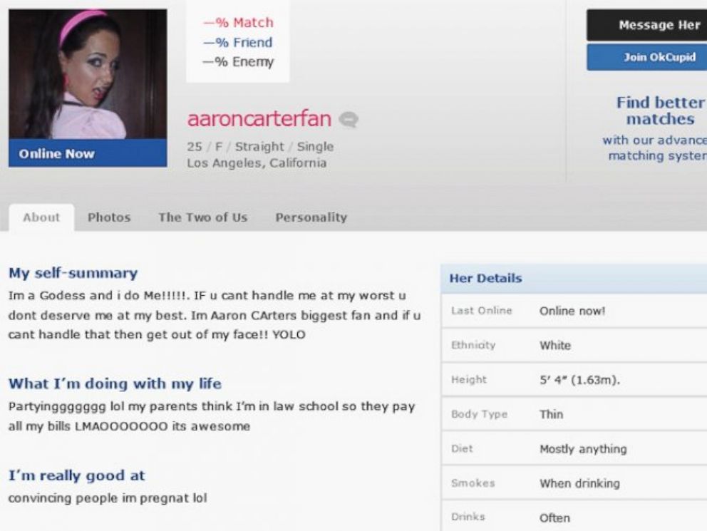 Pretty Woman With 'Worst Online Dating Profile Ever' Still Got Dates - ABC  News