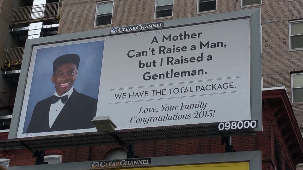 PHOTO: Ovella O'Neal was so proud of her son's high school graduation, she bought him a billboard. 