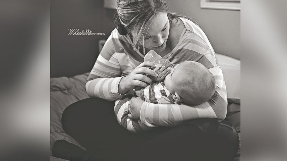 PHOTO: Brittnae, said Whitman, was once determined to breast feed. After finding out she had a medical condition that prevented her from doing so, she is now an "advocate for women doing what's best for their babies." 