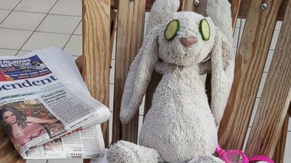 PHOTO: A stuffed bunny got the hotel stay of a lifetime after 3-year-old Kate left him at Adare Manor Hotel in Ireland.