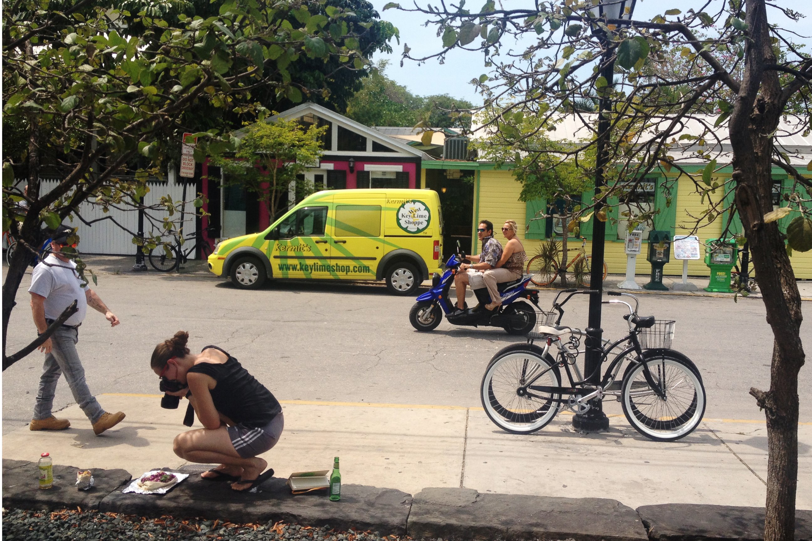 PHOTO: St. Mary's Mexican Food. FiveThirtyEight burrito correspondent Anna Barry-Jester hard at work choosing our country's best version.