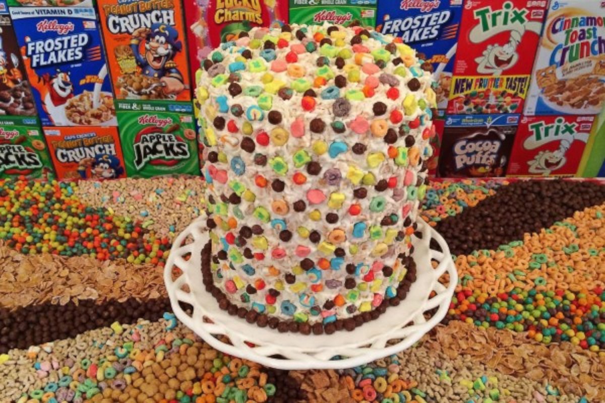 PHOTO: The Six-Layer Cereal cake in full.
