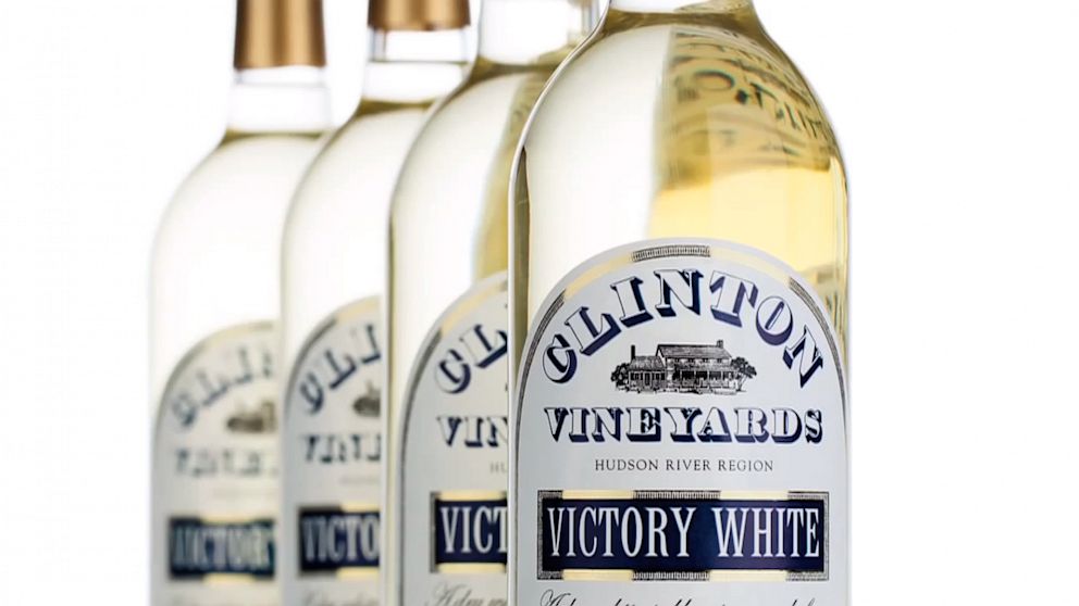 Clinton Vineyards' Victory White wine was first produced in 1992 to commemorate the election of President Bill Clinton.