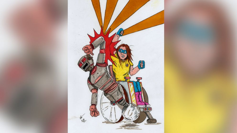 When Dan White couldn't find super heroes to inspire his daughter, who has Spina Bifida, he decided to create his own.