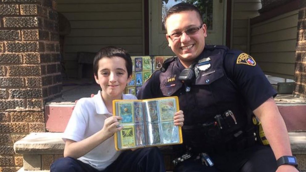 Cop Gives His Own Pokémon Cards to Kid Whose Collection Was Stolen