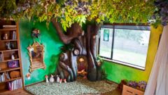 Dad Builds Magical Fairy Tale Tree in Daughter's Bedroom - ABC News