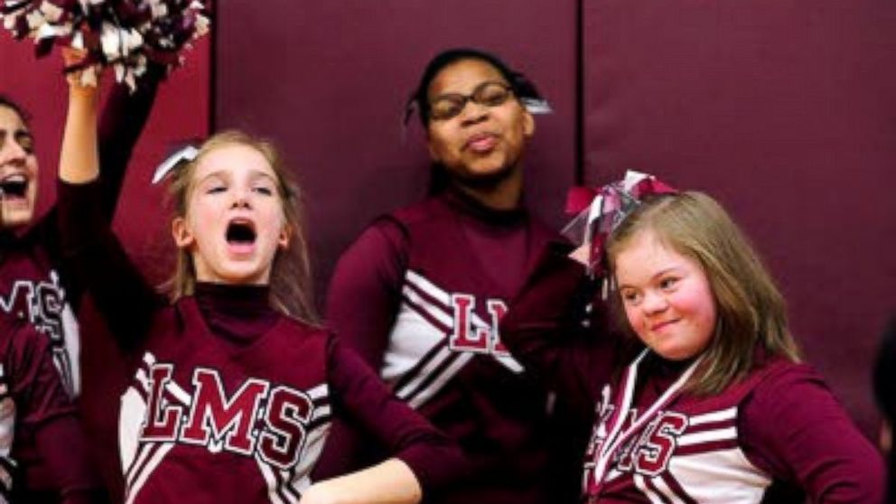 PHOTO: When Desiree Andrews was bullied, the school basketball team came to her defense. 