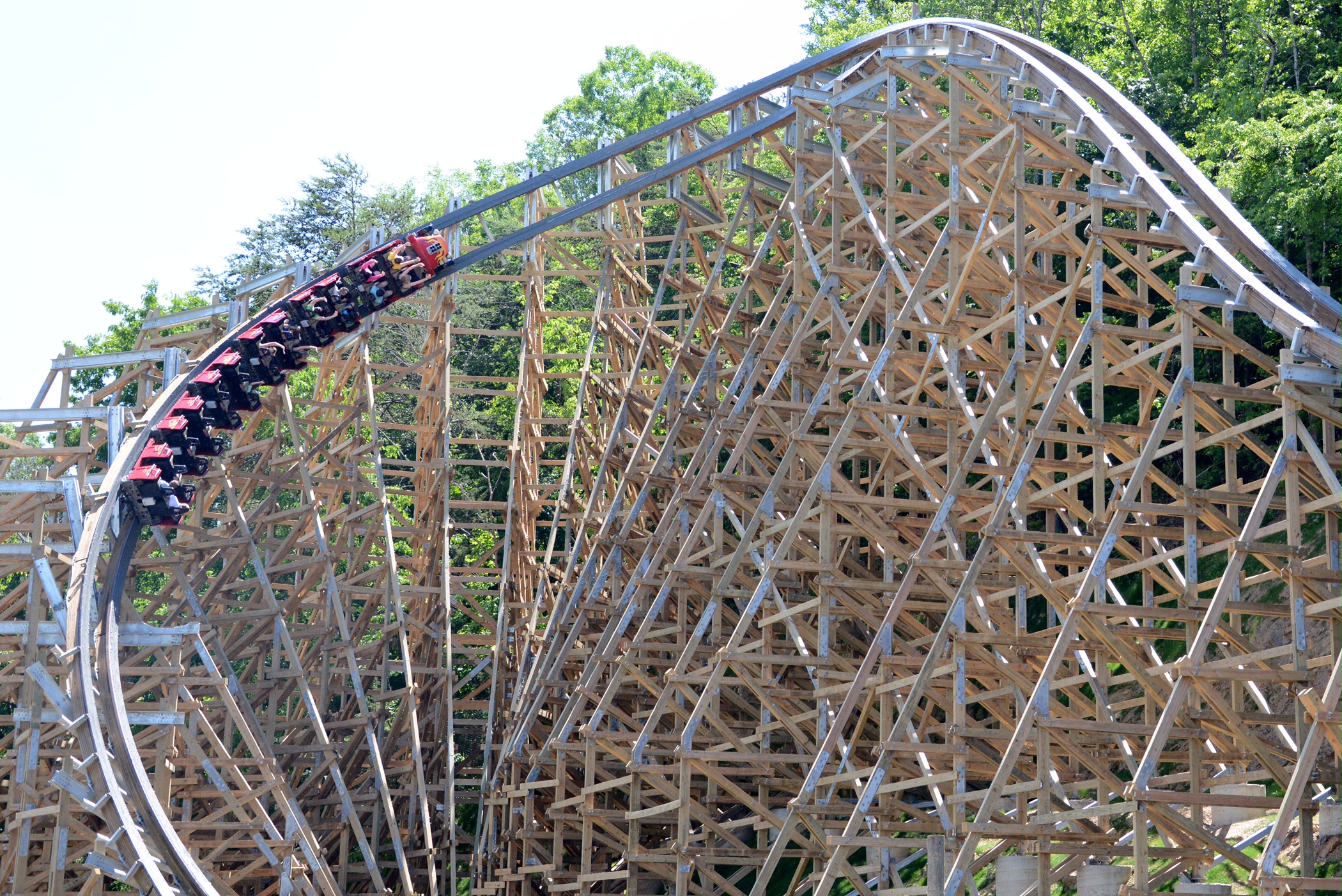 PHOTO: The new roller coaster Lightning Rod at Dollywood located in Pigeon Forge, Tennessee. 