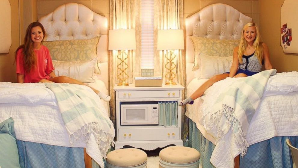 College Roommates' Ultra Chic Monogrammed Dorm Room Goes Viral