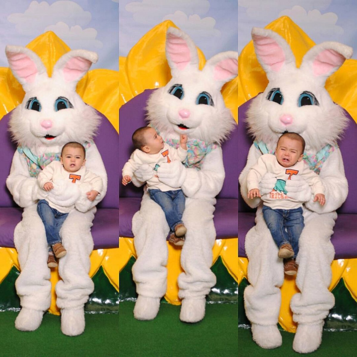 PHOTO: Kids Absolutely Terrified of the Easter Bunny