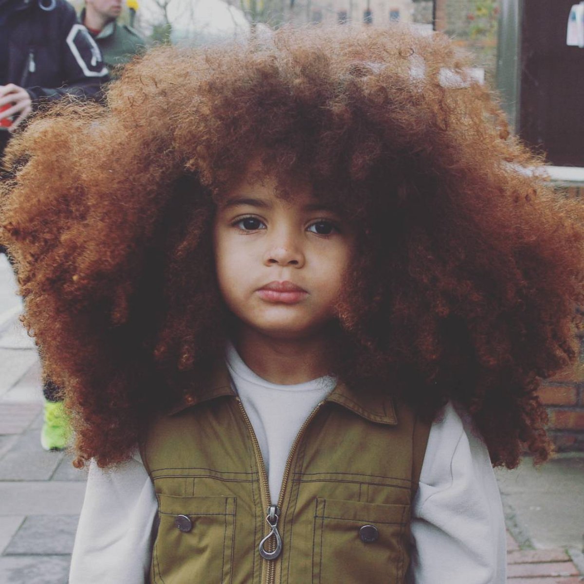 PHOTO: Big-Haired Little Boy Earns Internet Fame With Colossal Curls
