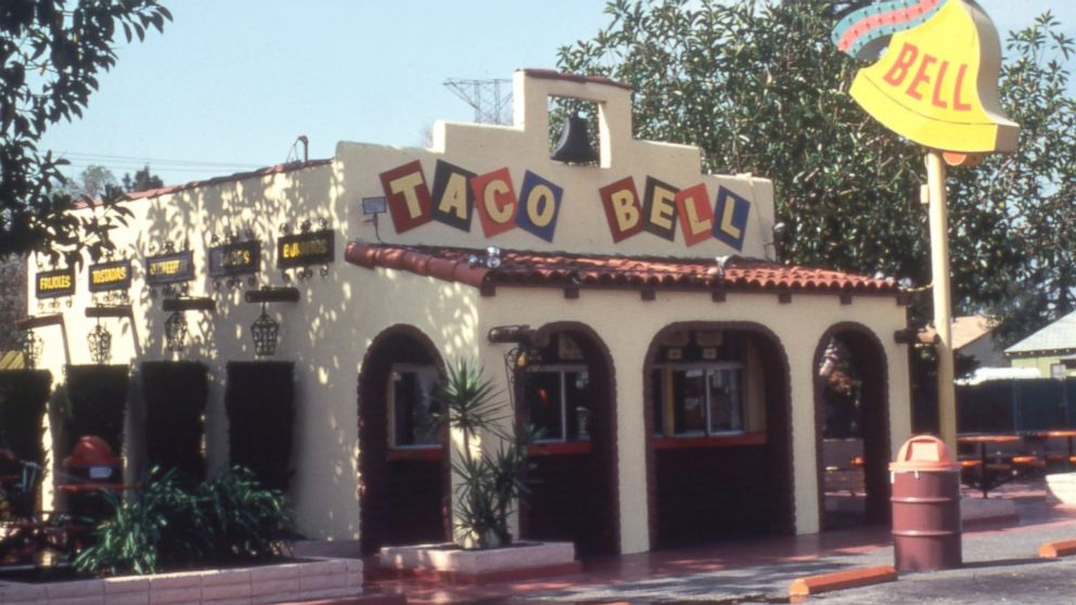 An undated handout photo shows the first ever Taco Bell in Downey, Calif.