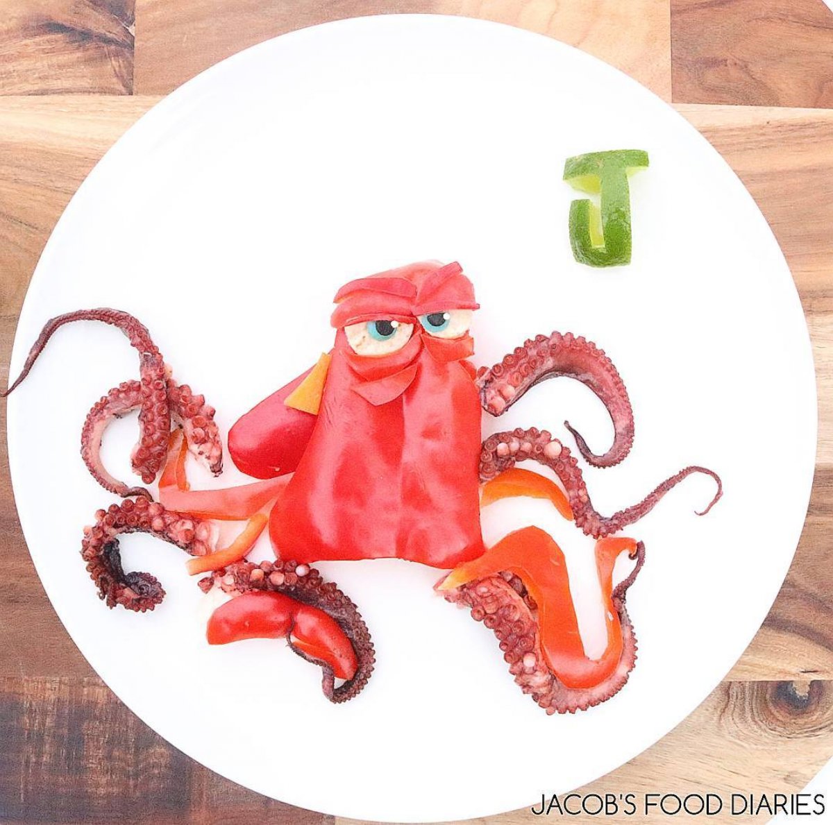 PHOTO: Mom Turns Healthy Food Into Famous Characters to Trick Her Son to Eat