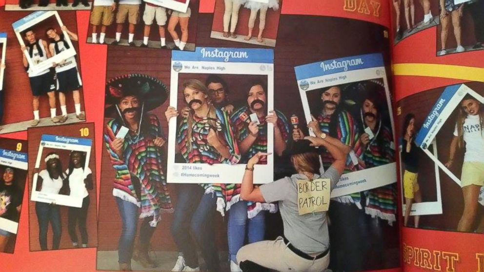 Jessica Morales said she was offended when she saw this photo in her school yearbook. 