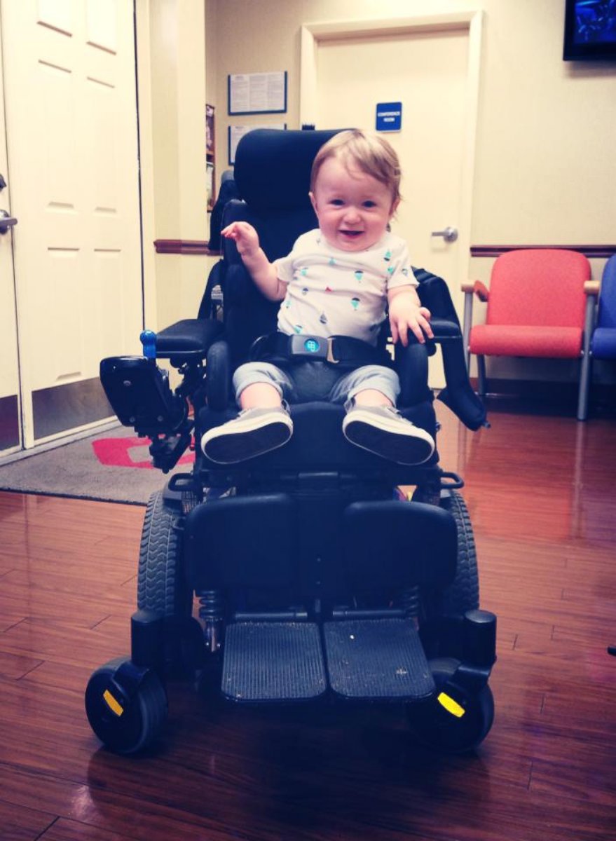 PHOTO:Kaden Myers was diagnosed with spinal muscular atrophy at seven months old.