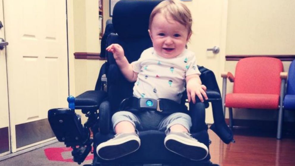 PHOTO:Kaden Myers was diagnosed with spinal muscular atrophy at seven months old.