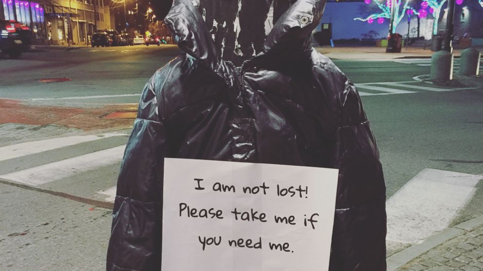 Gabriella Kaper, 20, is a Portland, Maine, college student who is leaving winter coats around the downtown area for homeless people to take.
