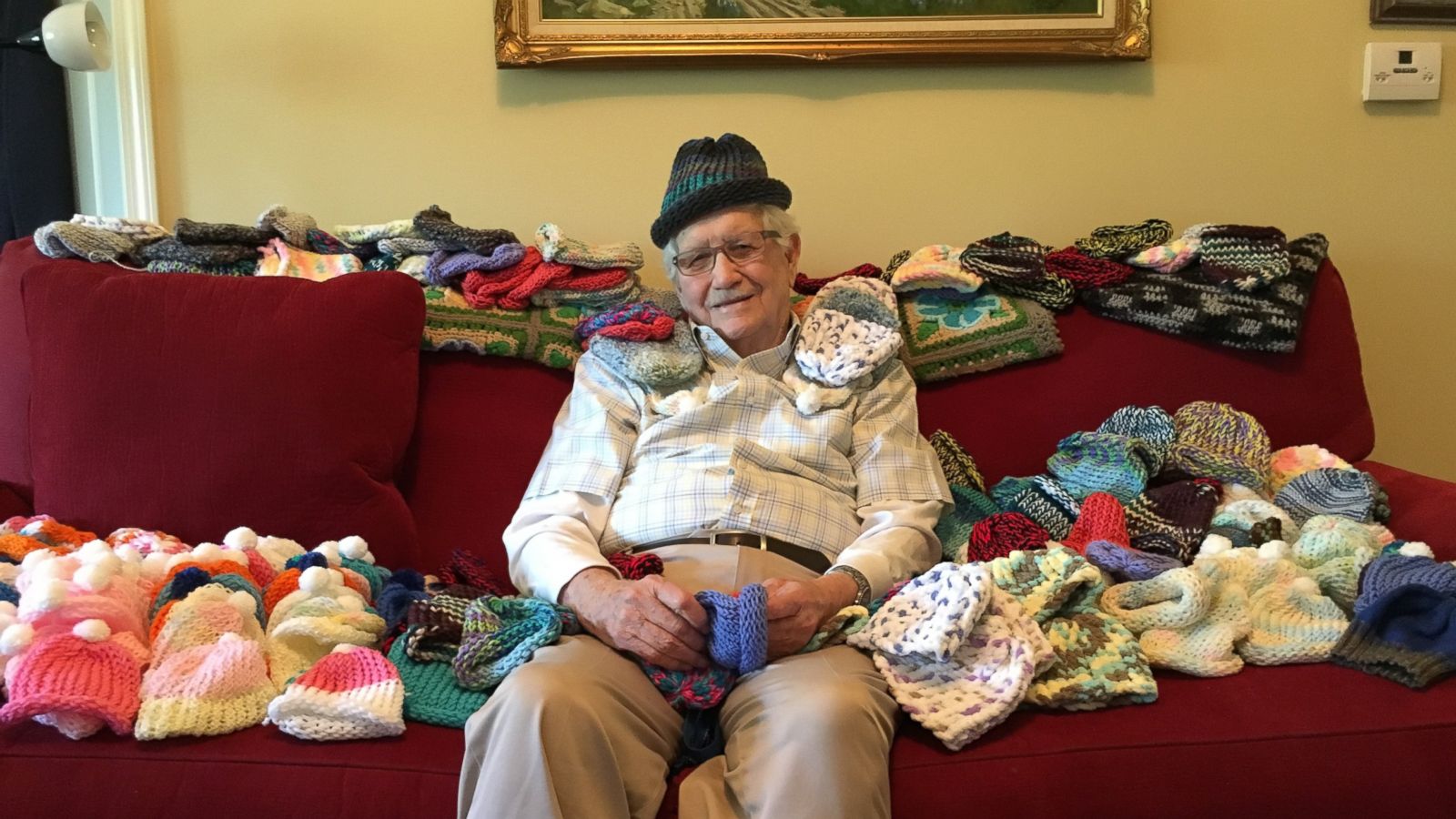 Virginia students knit tiny hats for NICU infants