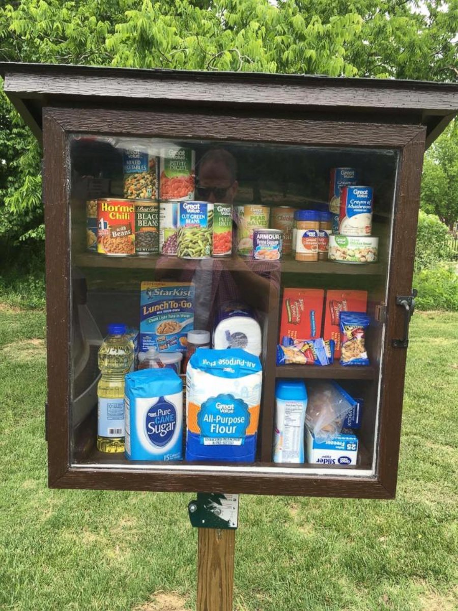 PHOTO: Woman’s Little Free Pantry Offers Food, Personal Hygiene Items to Those in Need